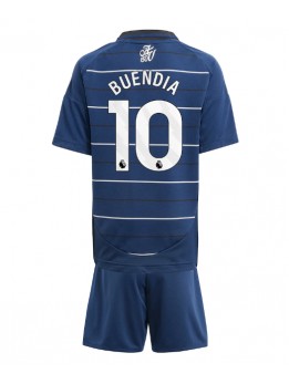 Aston Villa Emiliano Buendia #10 Replika Tredje Kläder Barn 2024-25 Kortärmad (+ byxor)